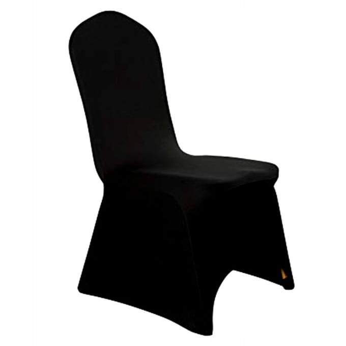 Ubieramy Meble - Banketstoel Hoes - Zwart - Elastisch