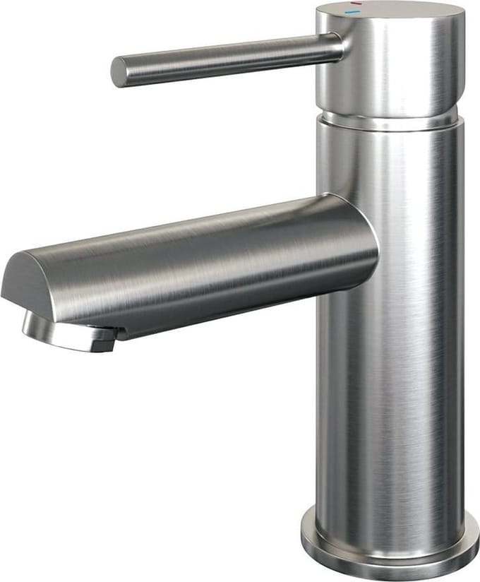 Brauer Brushed Edition Lage Opbouw Wastafelmengkraan Model A RVS Geborsteld PVD