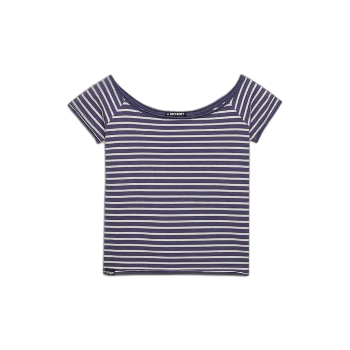 Bardot top T-shirt met blote schouders voor dames Superdry