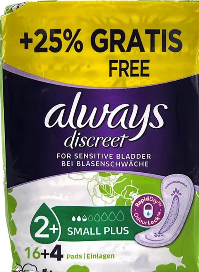 Always Maandverband Long Small Plus 2 X 16+4 Einlagen