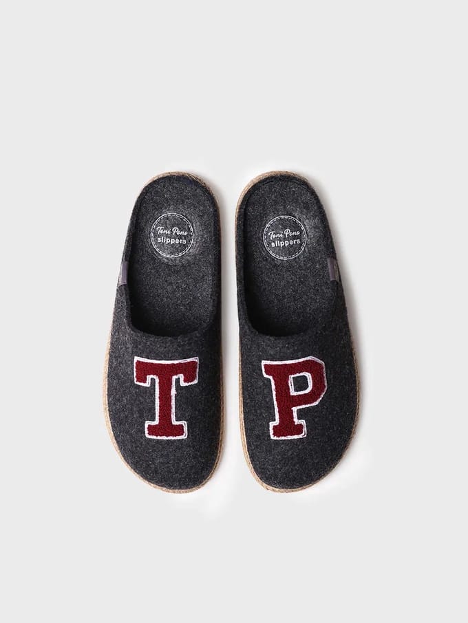 Viltslippers voor heren | TOBI-EF