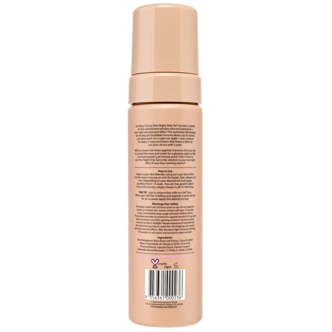 THE FOX TAN Self-Tan One-Night Only Tan Zelfbruiners Dames 200 ml