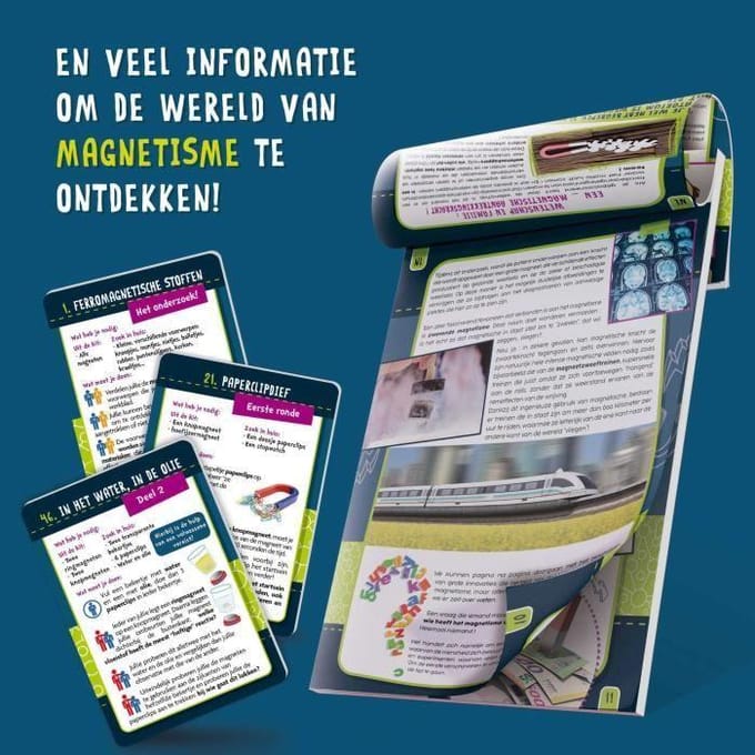 50 expériences de magnétisme - Kit Scientifique - I'M A GENIUS