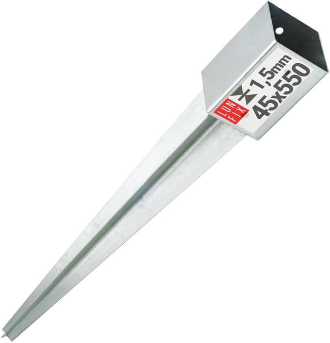 LUN FIX - Hameranker 45x45x2mm - Anker 600mm