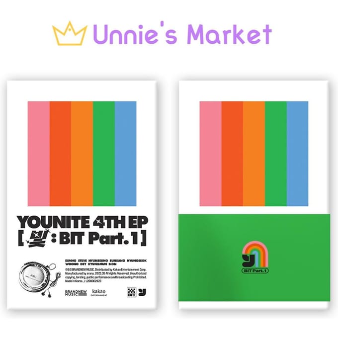 YOUNITE BIT Deel.1 POCA Ver. Album 1EA orange