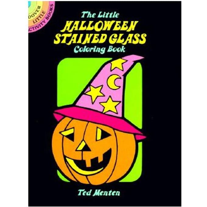 The Little Halloween Stained Glass Coloring Book - Menten, Ted