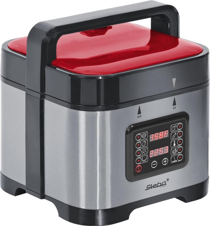 Steba DD1ECO - Stoomkoker - Snelkookplan - Multicooker - 5L - 9 programma's - timer - RVS