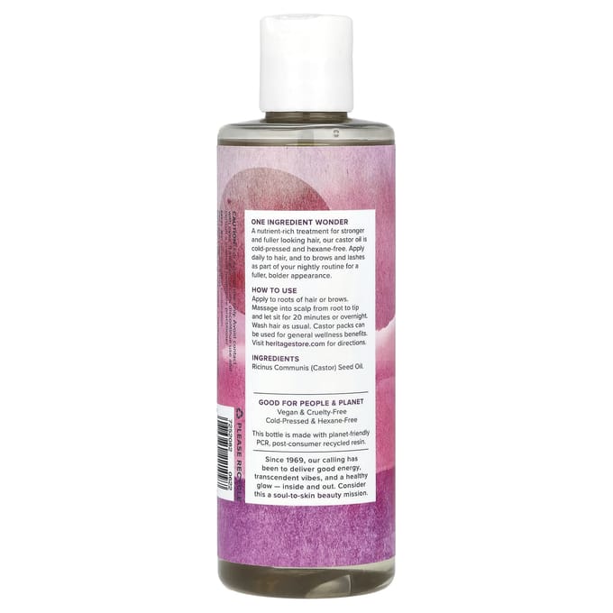 De Palma Christi, Castorolie, 8 fl oz (240 ml) pink