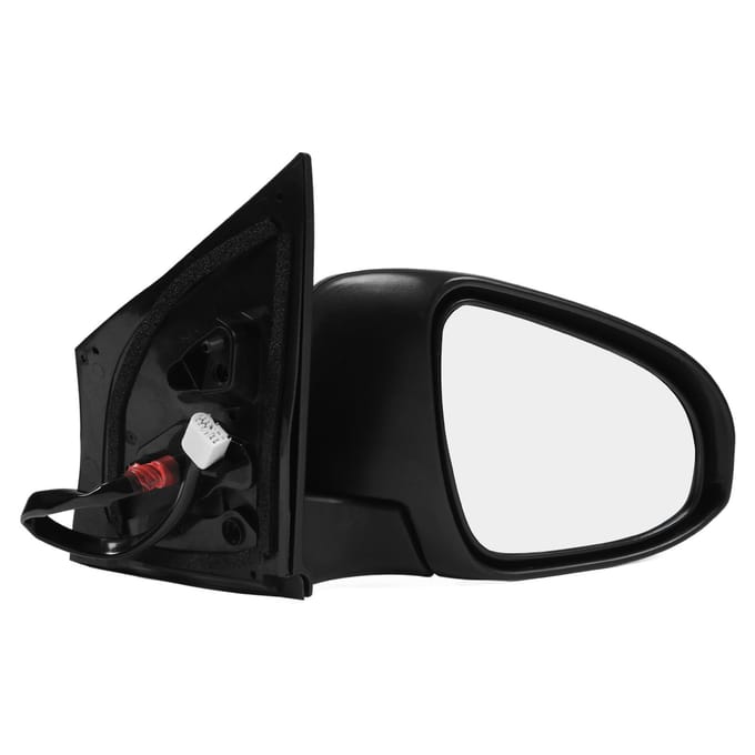 Glanzend Zwarte Elektrisch Verwarmde Zijspiegel met Knipperlicht Vervanging voor Corolla E170 2014?2019 Rechts black