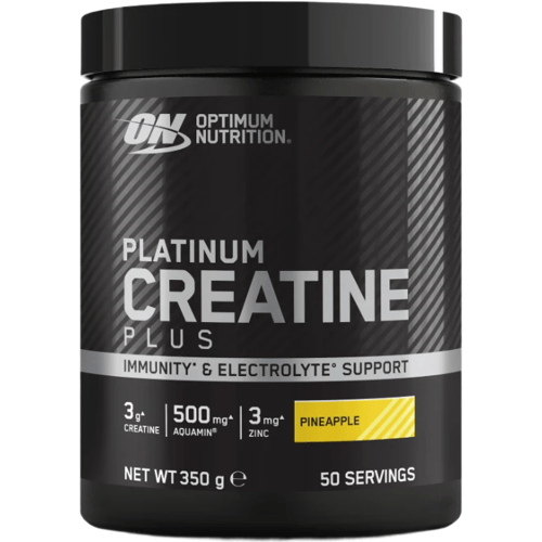 Optimum Nutrition Platinum Creatine Plus - Pineapple - CreaBev Creatine Monohydraat - 50 doseringen (350 gram)
