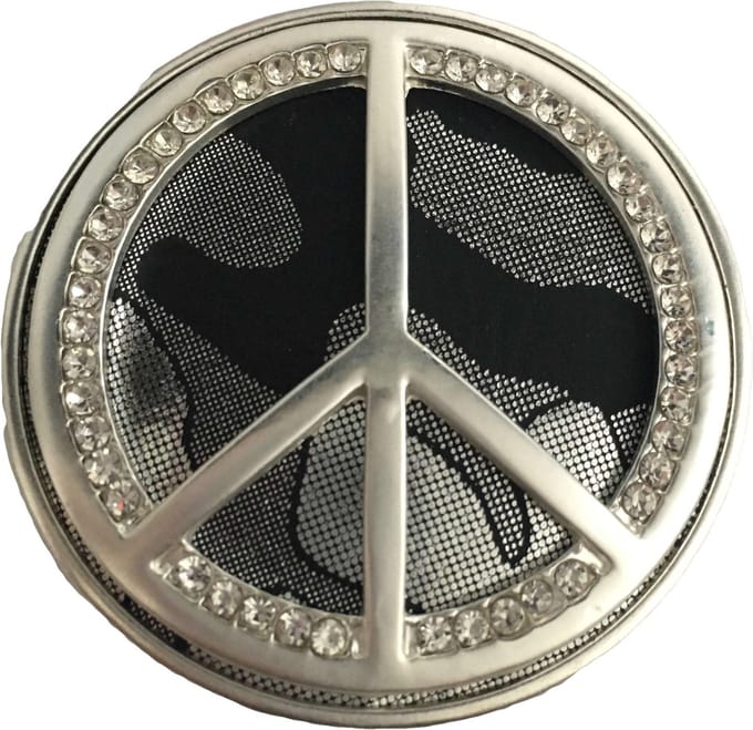 Petra's Sieradenwereld - Magneetbroche peaceteken