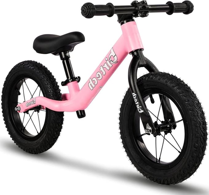 Loopfiets Kinderen - Eerste Fiets - Leren Fietsen - Lichtgewicht Nylon Frame - 12 inch Wielen - Groen