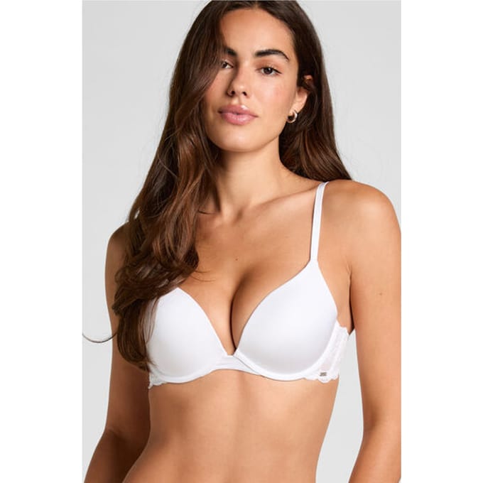 Hunkemöller Push-up BH Angie plunge fit - wit - Maat B70