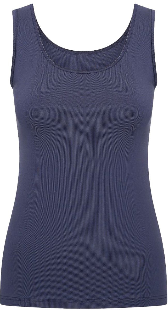 RJ Pure Color Dames Hemd Extra Lang Donkerblauw 3XL