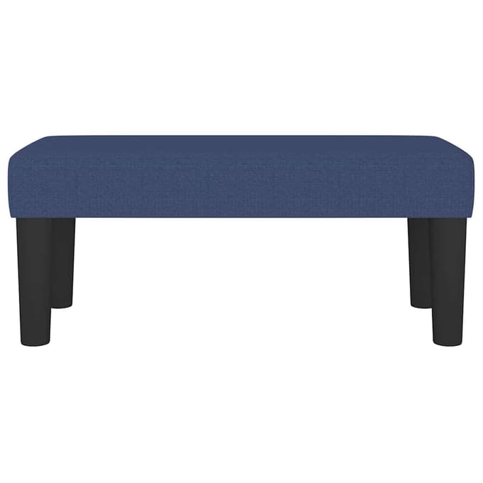 vidaXL - Bank - Blauw - 70 - x - 30 - x - 30 - cm - Stof