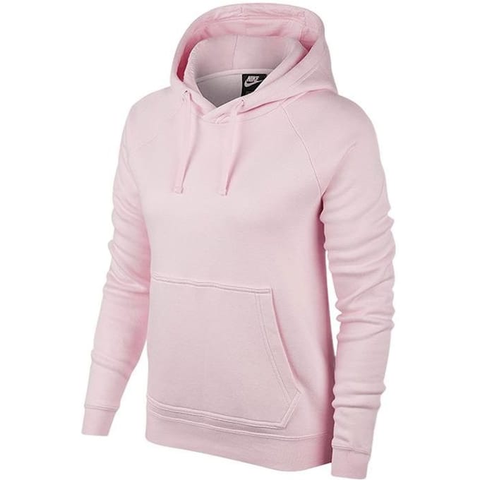 Sweat à capuche Nike pour femme Rose Épais Regular BV7480-630 L white