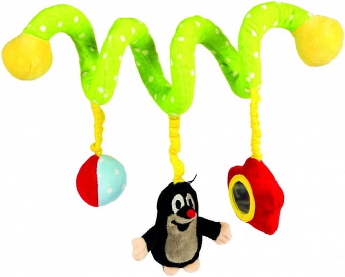 Babyspiraal Kinderwagenhanger de kleine mol Little Mole Krtek