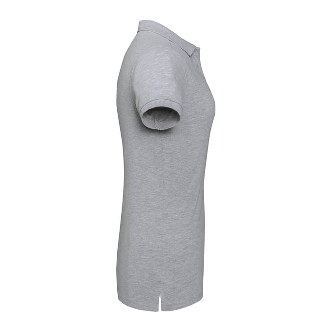 Russell Dames/dames op maat gemaakte Stretch Polo (Licht Oxford)