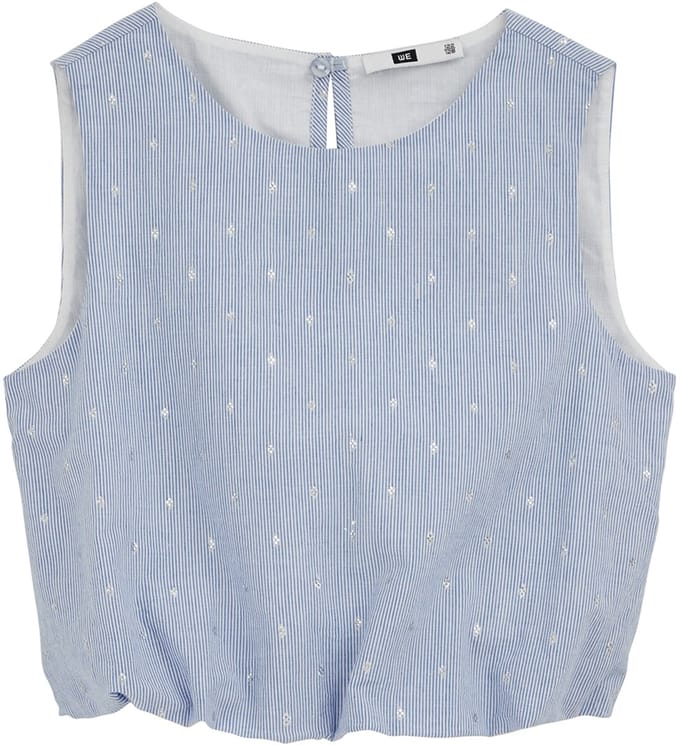 WE Fashion Meisjes top met glittergaren