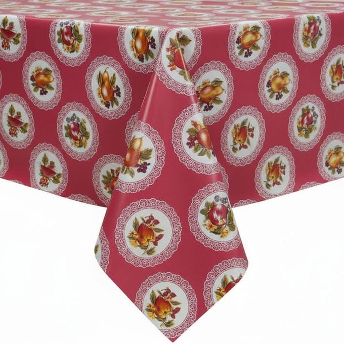 Protecttable - Mexicaans Tafelzeil Carpetas Roze 120x250cm - Tafelkleed Afwasbaar - Kunststof