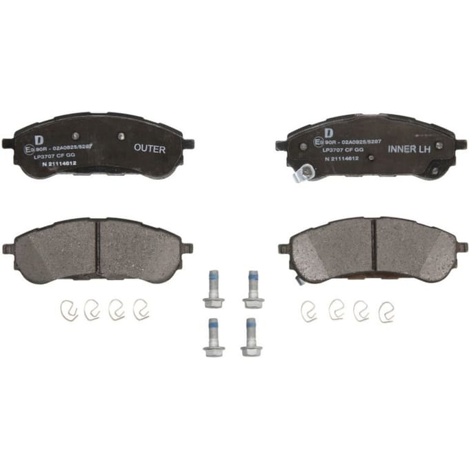 Remblokset DELPHI LP3707, achter