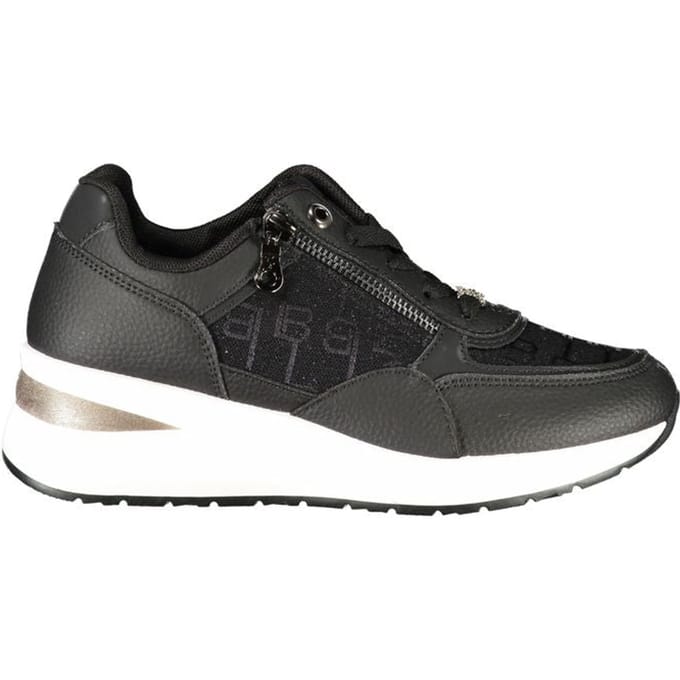 Laura Biagiotti Zwarte Polyurethaan Dames Sneaker