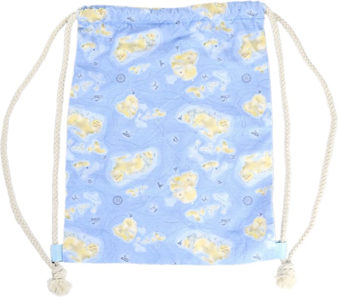 Esschert Design Rugzak Strand 42 Cm Katoen/polyester Blauw