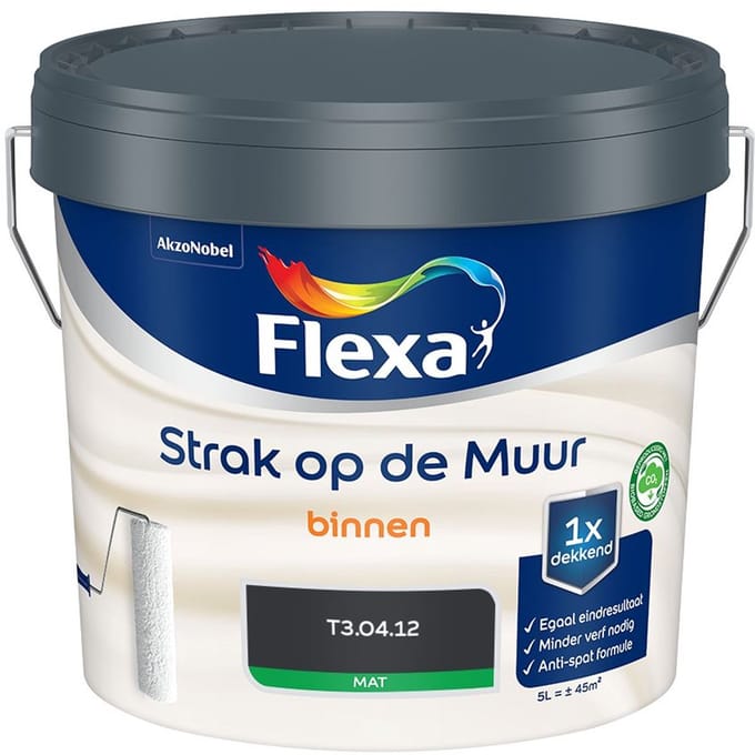 Flexa - Strak Op De Muur Binnen Mat - T3.04.12 - Mengverf - 5 L