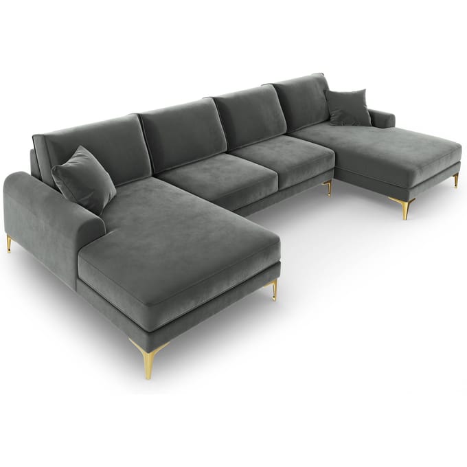5-zitshoekbank Madara velvet | Mazzini Sofas