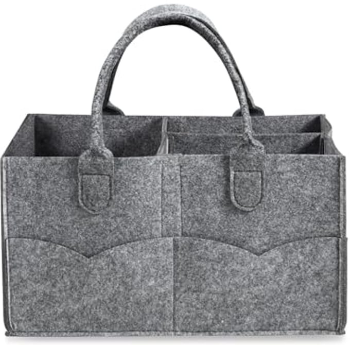 Draagbare Luier Caddy Organizer voor Baby's - Opvouwbare Organizer met Verdeeld Ontwerp voor Baby Spullen