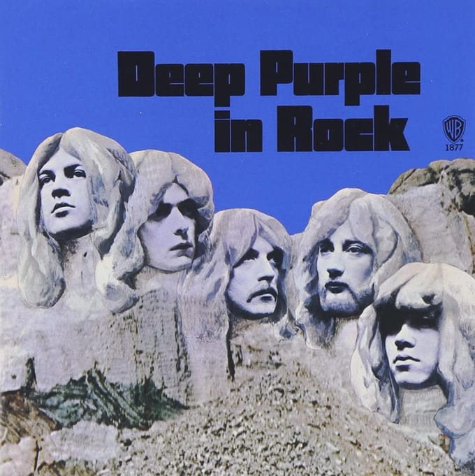 CD DIEP PAARS In Rock CD1877 Warner Bros. Re US Rock Gebruikt black