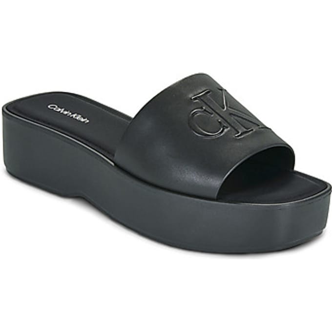Sandalen met sleehak Calvin Klein Jeans FLATF SNDL LTH MG