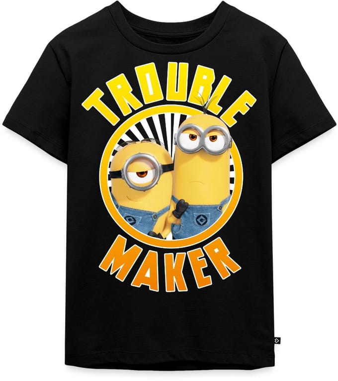Minions Twee Minions Trouble Maker Premium T Shirt Kinderen