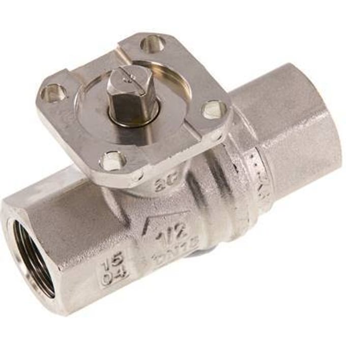 G1/2'' 2-Weg Messing Kogelkraan ISO-Top PN40 - BL2BA - BL2BA-012