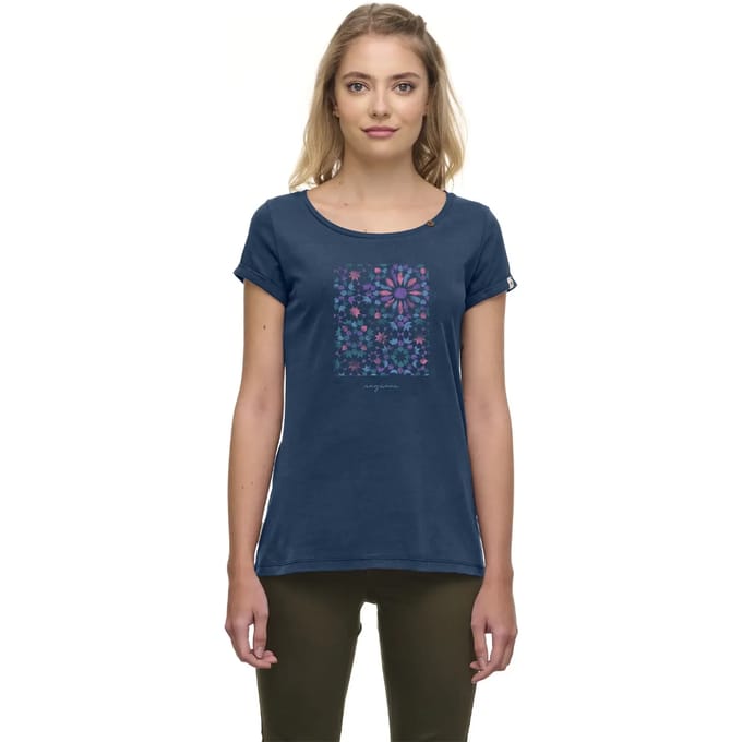 T-shirt dames Ragwear Florah Mosaic Gots