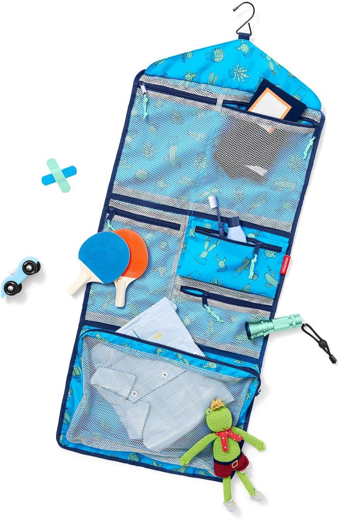 Reisenthel Myorganizer Kids Wand organizer Oprolbaar - Polyester - Cactus Blue Blauw