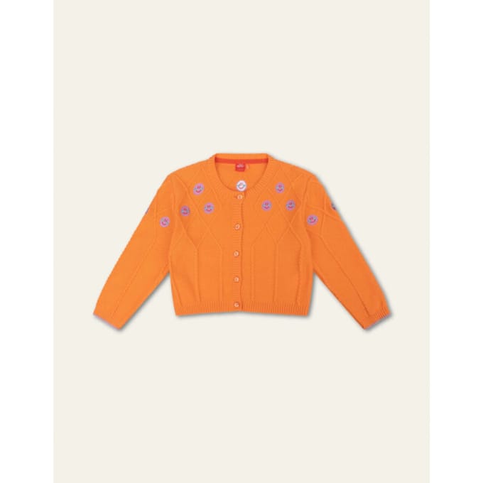 Oilily Vunny Vest- maat104/4yr Oranje Crush