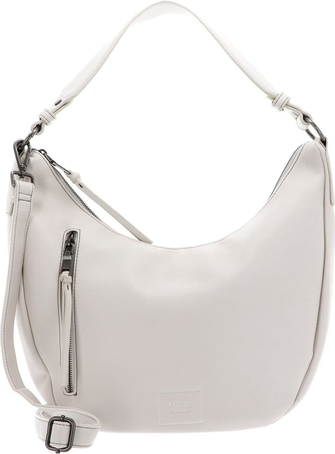 FREDsBRUDER Leren Schoudertas Bestie Hobo Bag Oat Beige