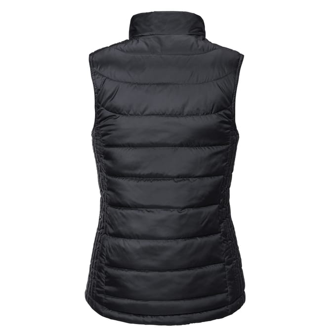 Russell Dames/Dames Nano Gewatteerde Bodywarmer (Zwart)