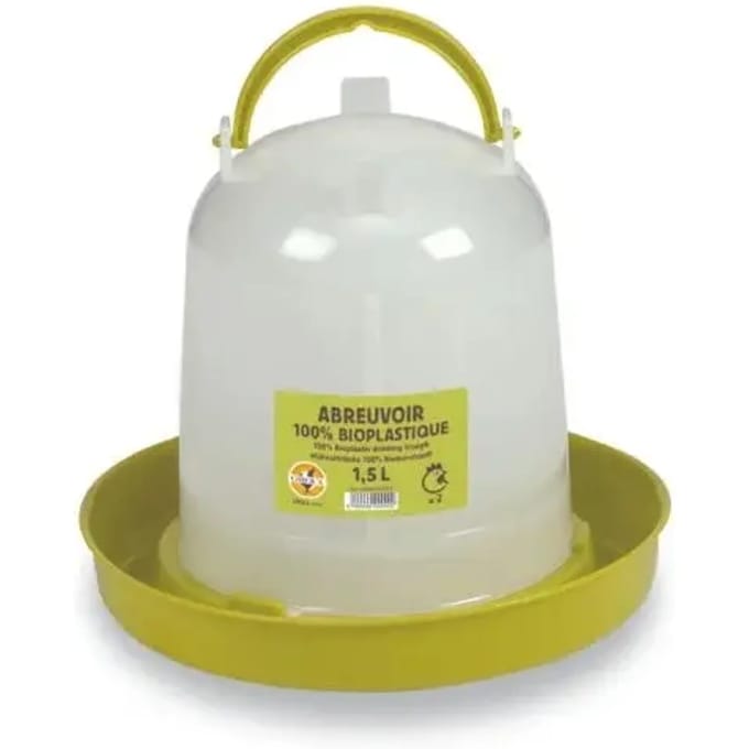 Bioplastic drinker for poultry Chick'A 1,5 L