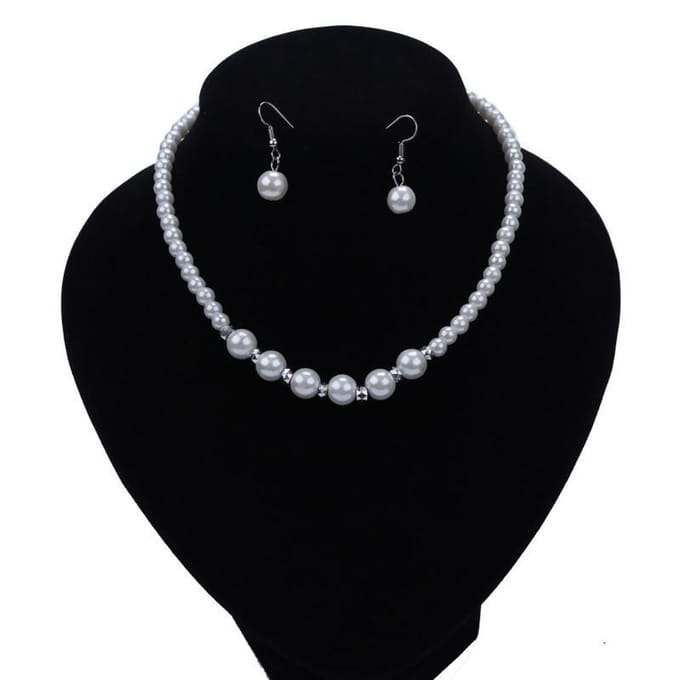 Ketting Parels met Oorbellen