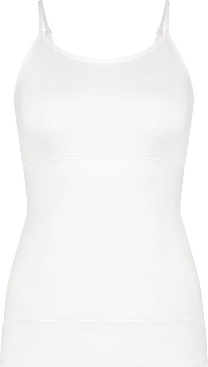 Ten Cate Basics spaghetti top shape wit voor Dames | Maat L
