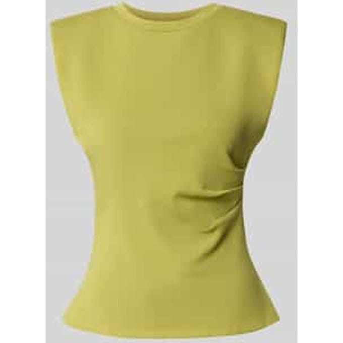 Blouse met gelegde plooien model 'Pina'