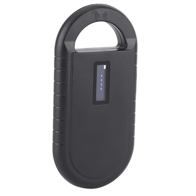 134.2KHZ RFID Chip Reader voor ISO11784 5 FDXB ID64 Draagbaar USB Oplaadbaar Handheld Type Apparaat white