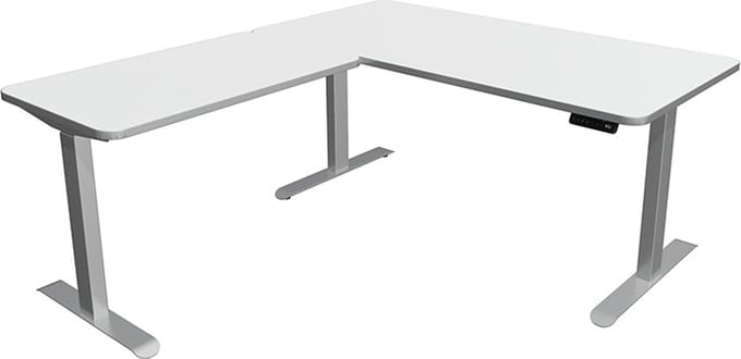 Zit sta wit hoekbureau Move-3 premium 160x180cm