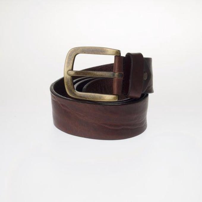 Klassieke Heren Riem - Bruin – 105cm / 4cm - Sluis Leder Classico