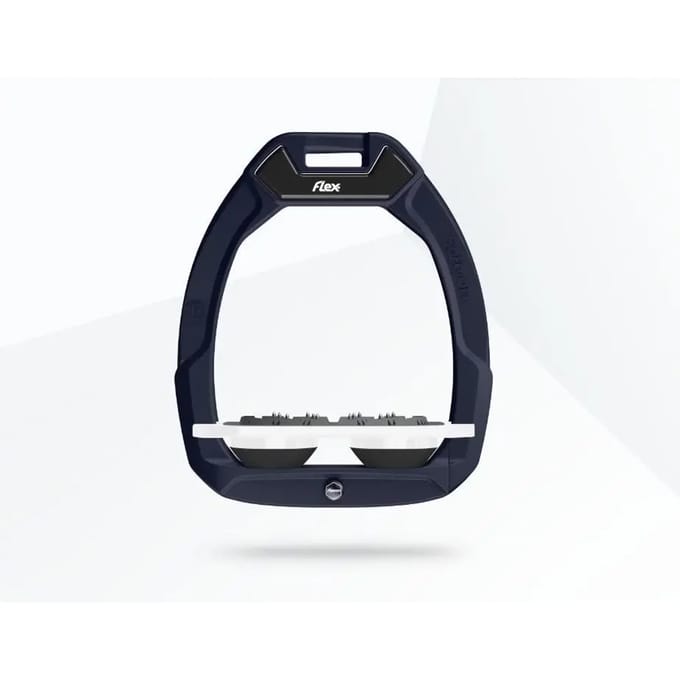 Veiligheidsstijgbeugels Plat Ultra Grip Rood/Wit/Zwart Flex-On Safe-On