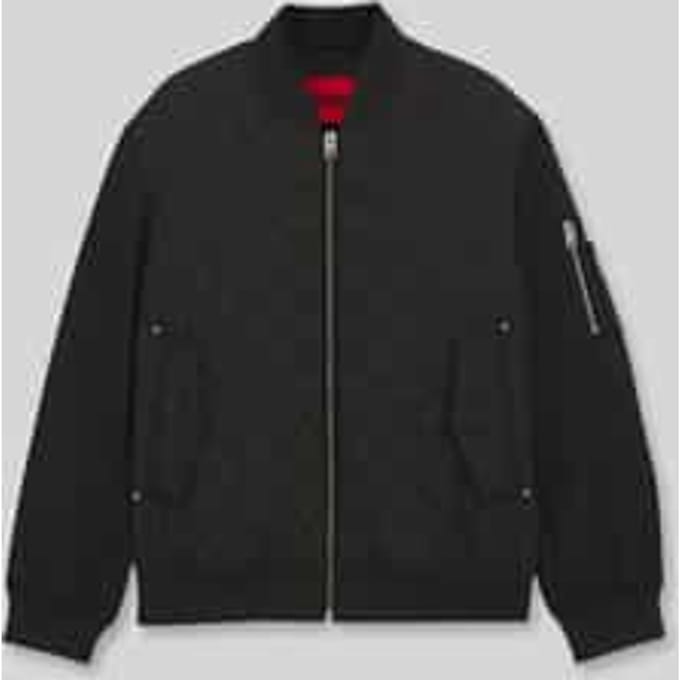 Regular fit blouson met opgezette mouwzak