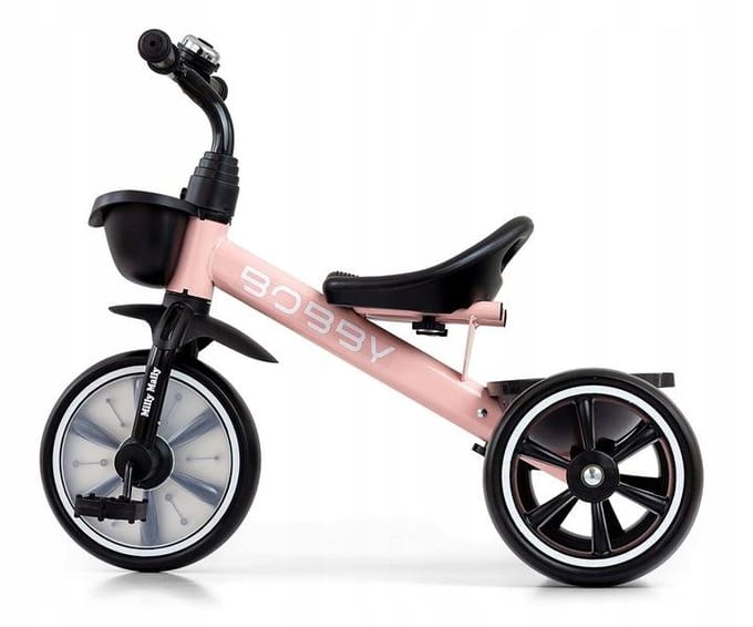 Milly Mally Bobby Driewieler Roze - Veilig en comfortabel