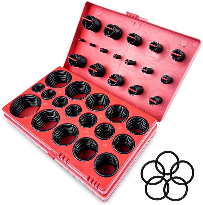 O-ringen, O-ringassortiment, afdichtingsringenset, O-ring assortiment, afdichtingsring, rubberen ring, afdichtset, rubberen afdichtingen, afdichtringen
